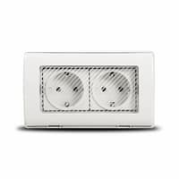 Priză Dublă PT IP55, Model 1205.101