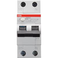 Întrerupător diferențial 10A 1P+N curba C 6kA 30mA – ABB DSH201