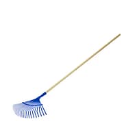 Grebla pentru gazon Wadfow, lungime maner 120cm, dimensiuni cap 36x40cm, 22T, otel carbon
