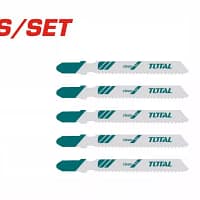 Set lame fierastrau pendular TOTAL pentru metal 76 mm - 5 buc