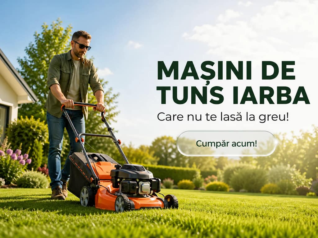 Mașini de tuns iarba pentru curte și grădină