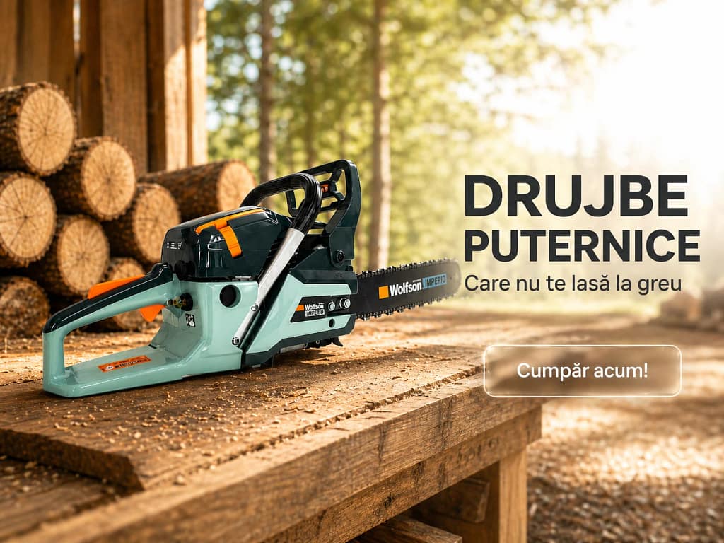 Drujbe puternice pentru lemn și gospodărie