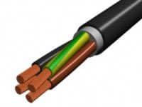 Cablu CYY‑F 3×2.5 mm² – cablu electric monofilar ignifug, rola 100 m