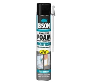 Bison Spumă Poliuretanică Polistiren 750ml – izolație și etanșare rapidă