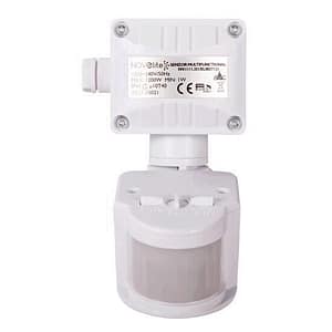 Senzor de Prezență IP44 180° Negru NV-1111.352 Novellite