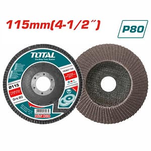 Disc Lamelar Frontal 115mm P80 | Șlefuire Eficientă Metale/Lemn