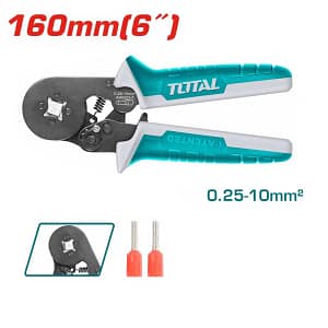 Cleste de sertizare cu clichet Total, diametru sertizare 0,25-10 mm