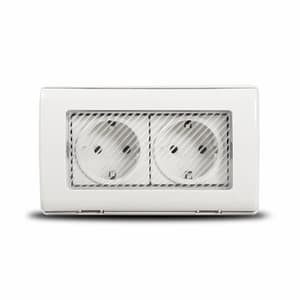 Priză Dublă PT IP55, Model 1205.101