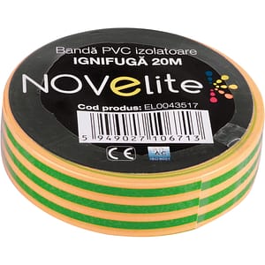 Bandă Izolatoare Verde-Galben, 20M