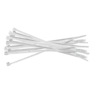 Set 100 Coliere de Cablu NV, 150x2.5 mm, Alb