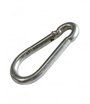 Carabină cu clapă 10×100 mm – oțel galvanizat/inox