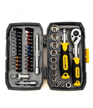 Trusa tubulare 12 pini 4-13 CRV, 1/4 inch, cu biti S2