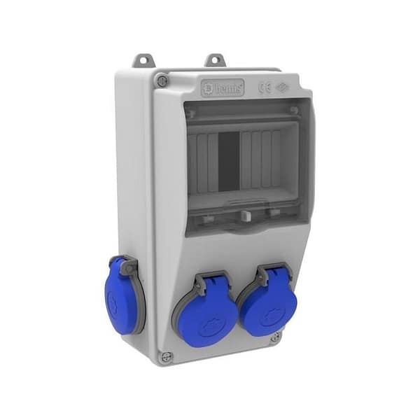 Tablou electric BM/Bemis BH1‑2202‑2020 – 2P + 2P 16 A, IP44