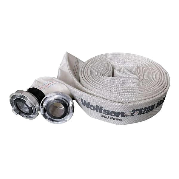 FURTUN PVC PANZAT TIP POMPIERI 2 20M 50MM CU MUFE CUPLARE