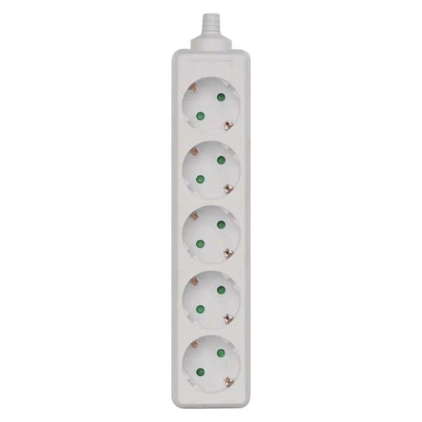 Priză multiplă precablată, 5x Schuko, 633.RO0006