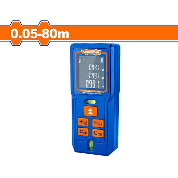 Telemetru cu laser Wadfow, precizie ± 2, 0 mm, masurare 0.05-80m, clasa laser II