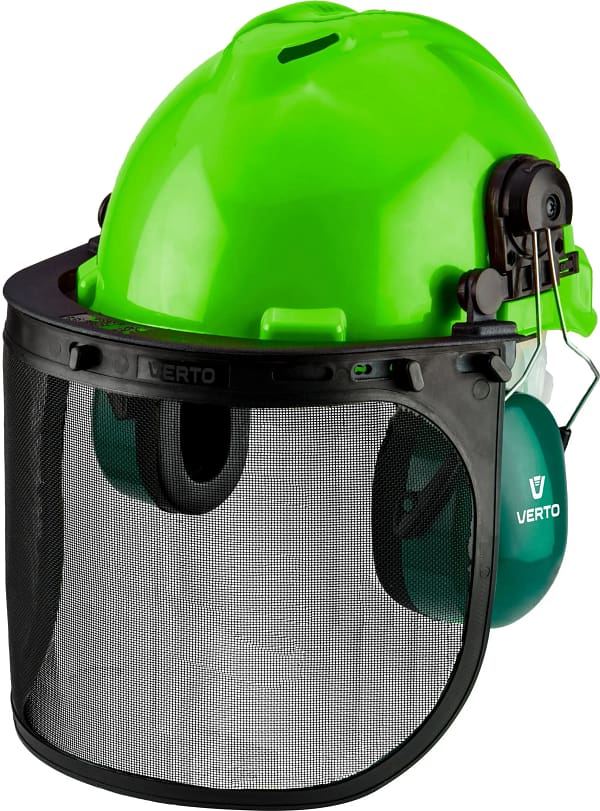 Casca protecție Verto 97H300 – vizieră plasă + antifoane