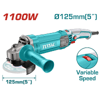 TOTAL - Polizor Unghiular 125mm - 1100W