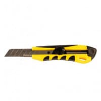 Cutter cu Protecție, Lamă 18mm, Blocare cu Șurub și Mâner Cauciuc - Lumitools LT76183
