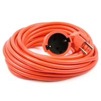 Prelungitor electric BY, 3x1.5 mm², 10 metri, portocaliu, cu împământare