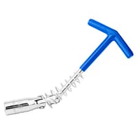 Cheie flexibila pentru bujii Wadfow, maner T, otel carbon, dimensiune 16mm