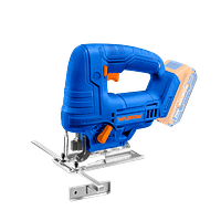 Fierastrau pendular pe acumulator Wadfow, 20V, Li-Ion 2400rpm, capacitate taiere lemn 65mm, metal 8mm, Nu include incarcator si acumulator