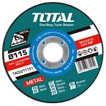 Set 10 discuri abrazive taiere metale, 115x1.2mm, Total