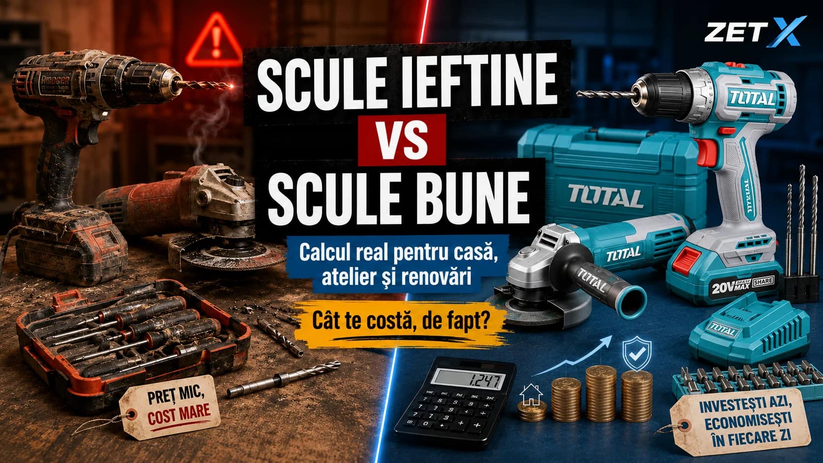 scule ieftine vs scule de calitate pentru casă atelier și renovări