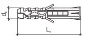Set de Fixare C Orizontal cu Diblu Trifurcat 5.5mm (Cantitate 10)