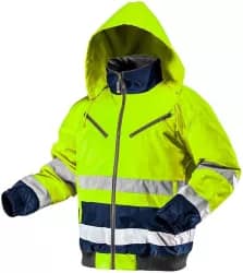Geacă Reflectorizantă Fleece Neagră