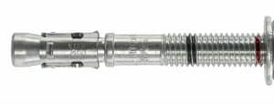 Ancora cep cilindric cu clemă – Oțel zincat, M10×155