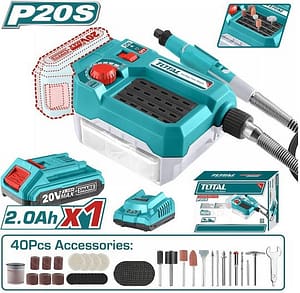 Total Rotativ Multifuncțional electric, 20V, 1x2Ah, cu control de viteză