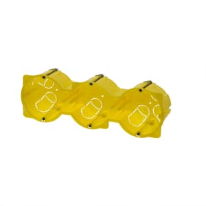 Doză tripla aparat rigips Ø 65 mm