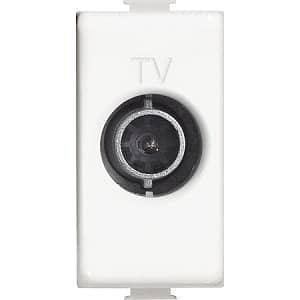 Bticino Matix - Priză TV 1 Modul, Albă (AM5202D)
