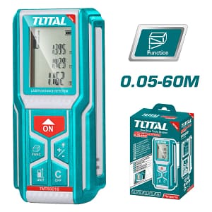 Telemetru Laser TOTAL, 0.05-60m, Impermeabil IP54