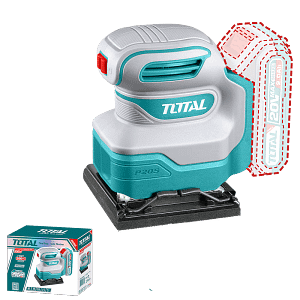 Șlefuitor Orbital TOTAL 20V, Dimensiune Bază 110x100 mm