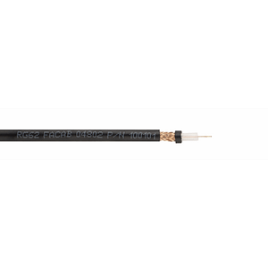 Coaxial RG6 1×0.6 mm dual‑shield, colac 100 m – cablu profesional 75 Ω