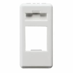 Tastă Albă Gewiss System - 1 Modul, pentru Conector RJ45/HDMI