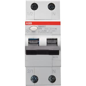 Întrerupător diferențial 10A 1P+N curba C 6kA 30mA – ABB DSH201