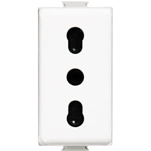 Bticino Matix - Priză Italia 1 Modul, Albă (AM5180-EU)