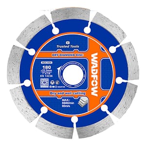 Disc debitare beton Wadfow, dimensiune 180x22.2mm