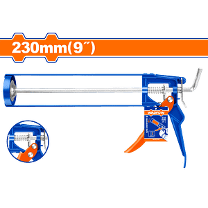 Pistol pentru silicon Wadfow, aluminiu, lungime 9/230mm