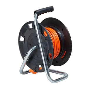 Derulator electric BY, 40m, 4 prize, cablu 3x2.5mm², IP44, pentru exterior