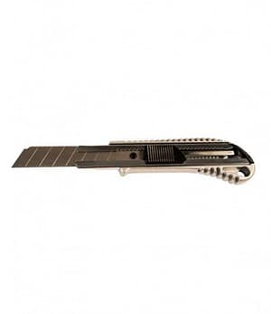 Cutter Premium cu Protecție, Lamă 18mm, Corp Metalic - Lumitools LT76184
