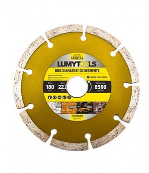 Disc Diamantat cu Segmente 125mm | Tăiere Uscată Beton & Cărămida