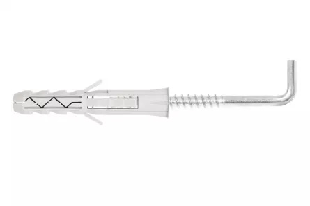 Set de Fixare L cu Diblu 6 Trifurcat în Trei Direcții, Orizontal (HZ) - 4x35mm