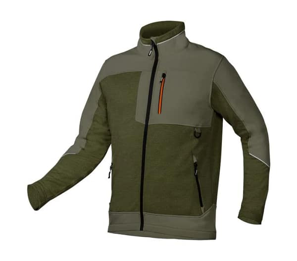 Hanorac cu Fermoar Outdoor, Verde Oliv