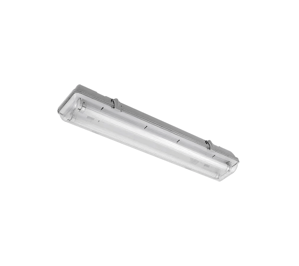 Corp etanș NV IP65 neechipat T8 2x600mm, 2 capete