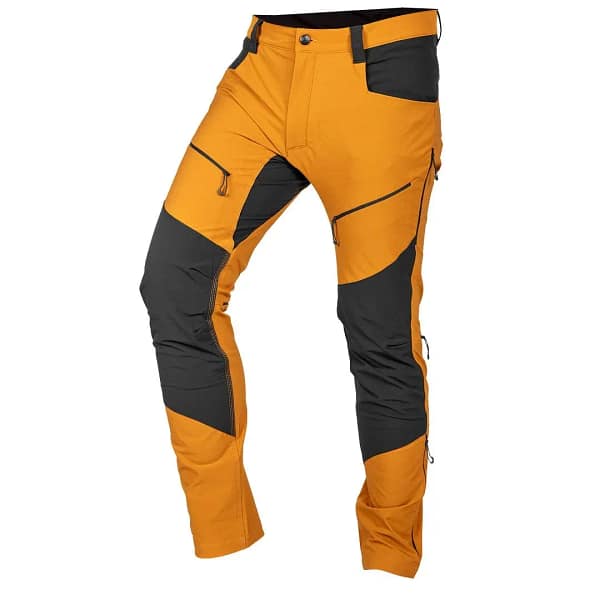 Pantaloni de Lucru Lungi Outdoor, Negru/Muștar