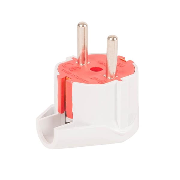 Stecher electric tip L, 2P+T, 10A – compatibil cu prizele standard din Italia, ideal pentru conectarea aparatelor electrice.
